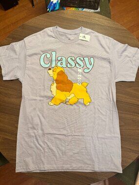 Disney Parks Lady & The Tramp Lady Classy T-Shirt : Size Small
